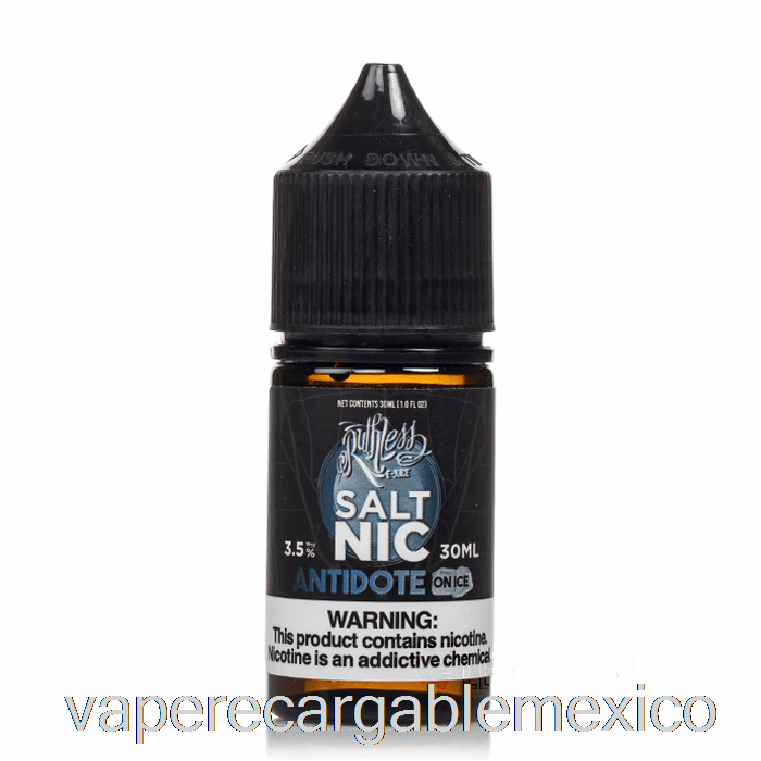 Vape Recargable Antídoto Sobre Hielo - Sal Despiadada - 30ml 10mg